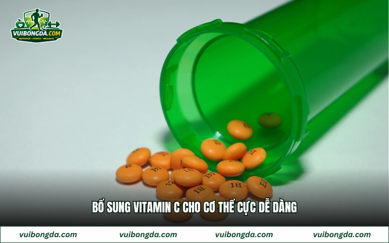 Bổ sung vitamin C cho cơ thể cực dễ dàng